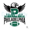 Philadelphia City Football Mascot Logo SVG Design