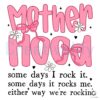 Pink Coquette Bow Motherhood Some Day I Rock It SVG