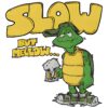 Retro 70s Turtle Beer Slow Mellow PNG Design