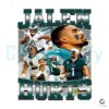 Retro 90s Jalen Hurts Philadelphia Eagles Football PNG
