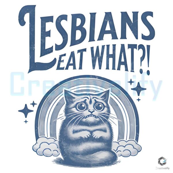 Retro Lesbians Eat What Scares the Cat PNG