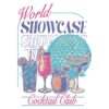 Retro Vintage Cocktail Club PNG World Showcase Design
