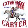 Retro Vintage Cowbot Carter Rodeo Tour PNG for Beyoncé Fans