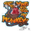 Retro Vintage Funny Meme She Wants to Sell My Monkey PNG