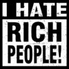 Retro Vintage I Hate Rich People SVG Design