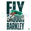 Saquon Barkley Flies with Eagles Super Bowl LIX PNG