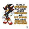 Shadow the Hedgehog Sonic I Have an Affliction PNG