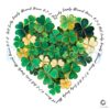 Simply Blessed Not Lucky Romans 478 Shamrock Heart PNG