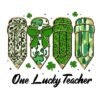 St Patricks Day Teacher Pencil One Lucky teacher Png