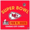 Super Bowl LIX Kansas City Chiefs Logo SVG Feb 9 2025