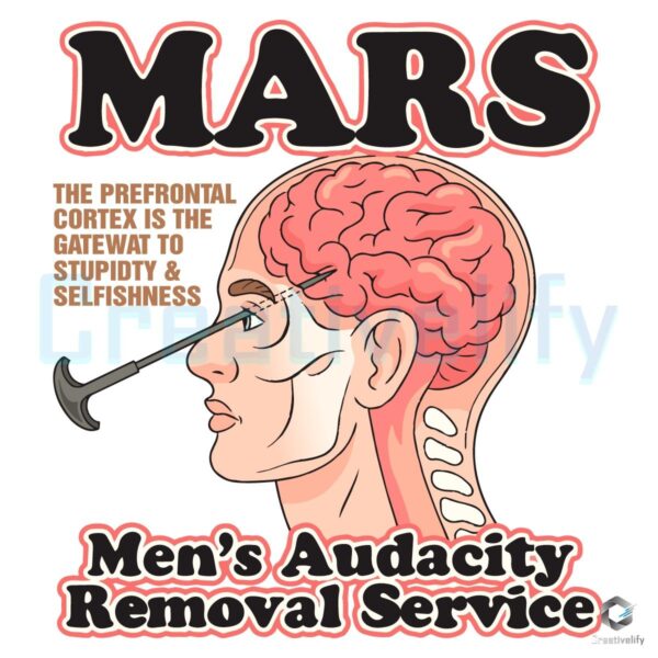 SVG Design Mars Men Audacity Cleanup Service