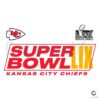 SVG of Kansas City Chiefs Super Bowl LIX Logo Iconic Design