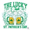 The Lucky Club Est 1631 St Patricks Day PNG