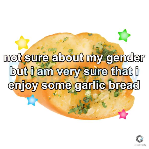 Unsure of Gender Indulge in Garlic Bread PNG Delight