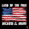 Vintage American Flag SVG Land of the Free Home of the Brave