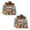Vintage Howdy Easter Bunny PNG Western Holiday Charm