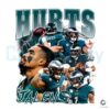 Vintage Jalen Hurts Philadelphia Eagles QB PNG Design