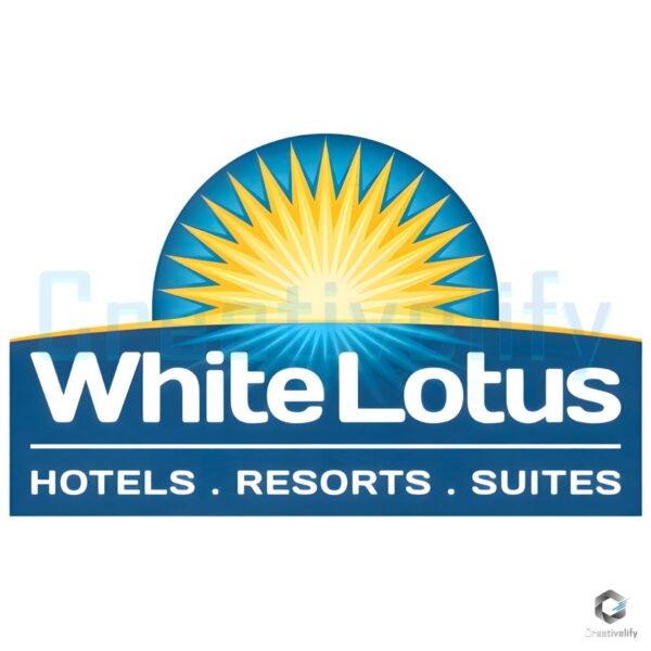 White Lotus Hotels Resorts Logo PNG Elegant Timeless