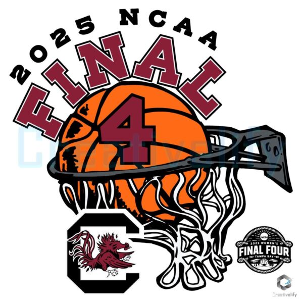 2025 Final Four South Carolina Gamecocks SVG Design