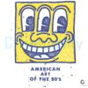 80s American Art SVG with a Radiant Smile