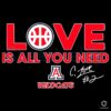 Arizona Wildcats SVG Love Is All You Need