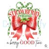 Berry Good Time at the 1968 Summer Strawberry Festival PNG