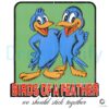 Birds of a Feather Stick Together PNG Design