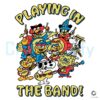 Cartoon Character Playing in the Band SVG Design