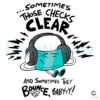 Check Vibes Only When Checks Bounce Baby SVG