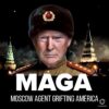 Comrade Trump MAGA Moscow Agent Grifting America PNG