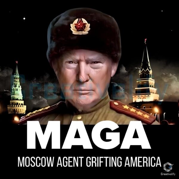 Comrade Trump MAGA Moscow Agent Grifting America PNG
