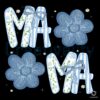 Coquette Mama Floral PNG Design