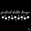 Floral Foxtrot Delta Tango AntiTrump SVG Design