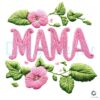 Floral Mama PNG Neutral Flower Design for Moms