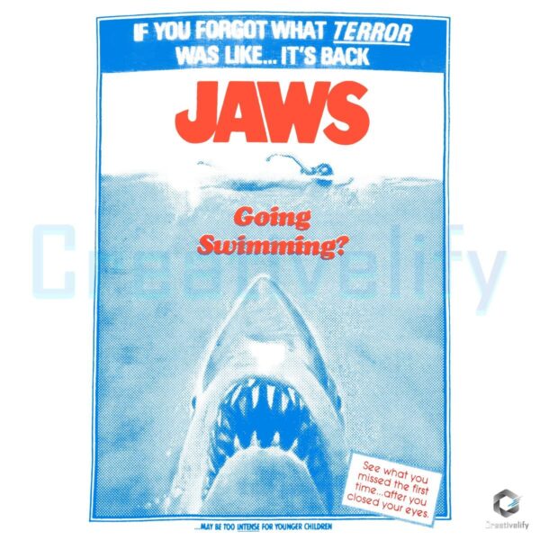 Forgot Terror Backs Jaws Await Go Swimming PNG