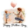 Happy Mothers Day SVG Mama and Baby Together