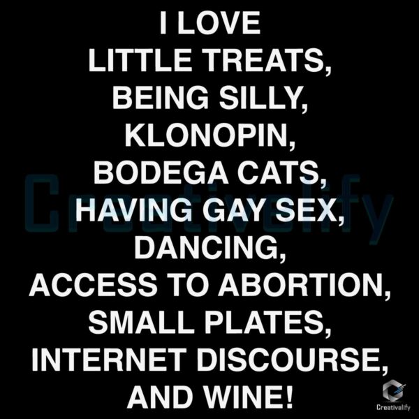 I Love Little Treats Silly Moments Wine SVG