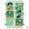 Lucky Checkered Disney Friends Photo PNG