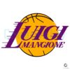 Luigi Mangione Lakers Parody SVG Fun LA Basketball Design