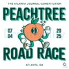 Peachtree Road Race Atlanta GA SVG July 4 2025 Design