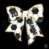 Personalized Soccer Bow PNG with Name Number