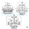 Praying Mama PNG Faithful Christian Mom Design