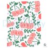 Retro AntiTrump Flower Cherry SVG Bold Political Design