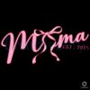 Retro Mama Est 2025 Pink Ribbon SVG Design