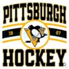 Retro Pittsburgh Penguins Hockey Logo 1967 SVG Design