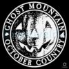 Retro Vintage Ghost Mountain Logo SVG for October Vibes