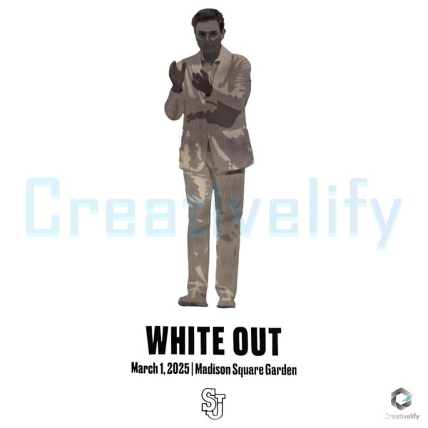 Rick Pitino White Out PNG March 1 2025 at MSG