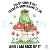 Sick of It Funny Western Frog PNG Design