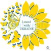 Stand with Ukraine Sunflower Butterfly PNG