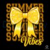 Sunny Lemon Coquette Bow PNG Perfect Summer Vibes